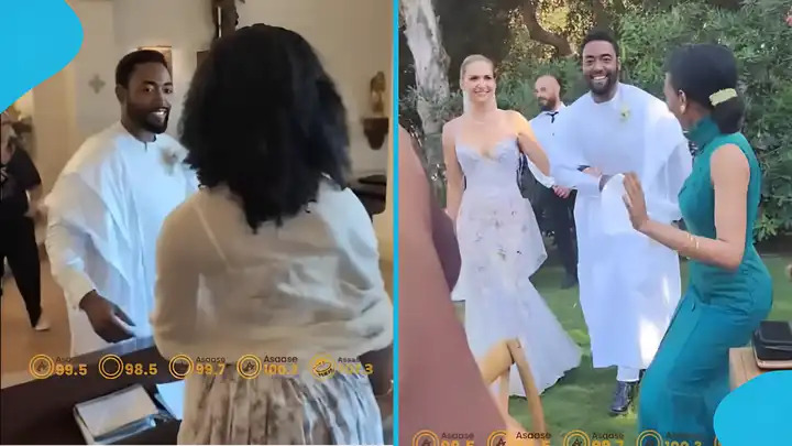 JJ Rawlings' Son Kimathi Weds in Simple Ceremony as Ohemaa Dynamite’s ‘Strange Cake’ Sparks Rumors Online