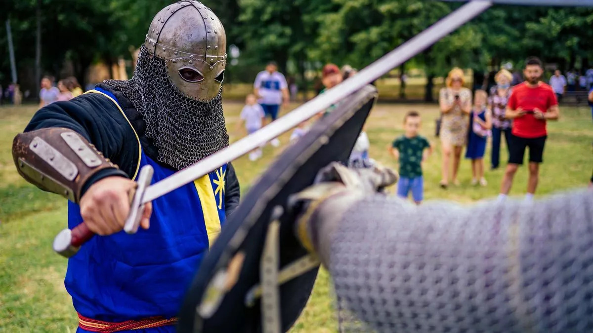 Knight in Critical Condition After Sword Pierces Helmet at Bodiam Castle Reenactment